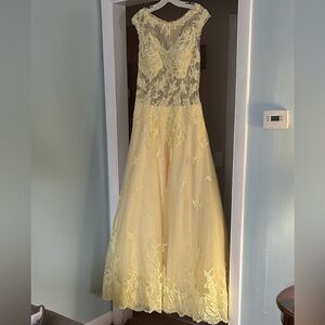 Tony Bowls LeGala Lemon Princess Gown
